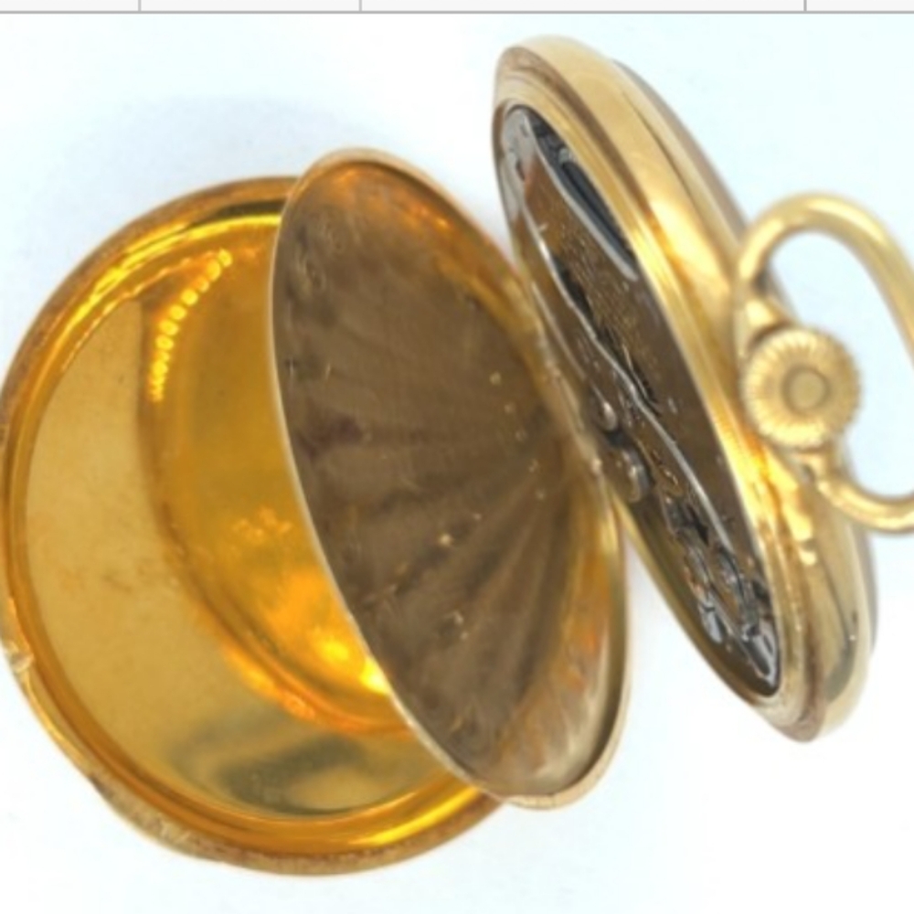 18K Tiffany & Co. by Longines Open Face Pocket Watch Quality - Picture 5 of 6